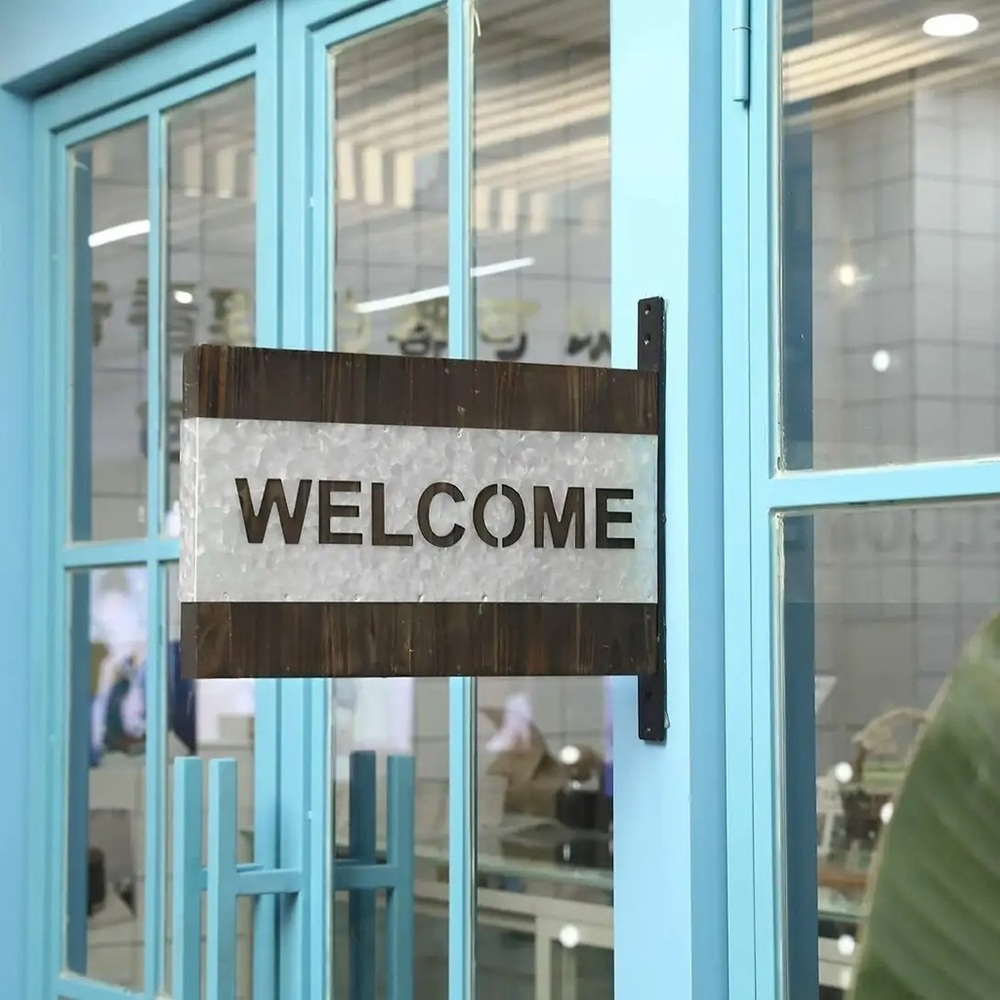 Wall Mounted Welcome Sign - Picture 2 of 4